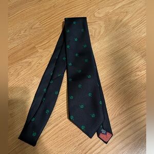 St Patrick's Day Mens Neck Tie Green Shamrock Necktie